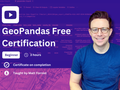 GeoPandas Free Certification